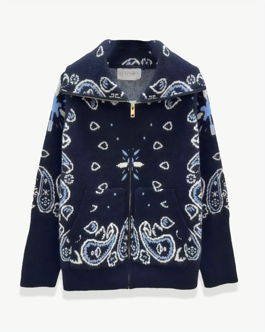 Maison Hourique | ÉLISE Cashmere Bandana Knit