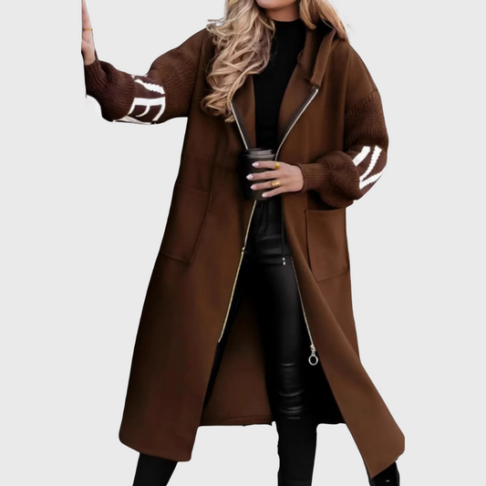 Giacca da donna con maniche in maglia