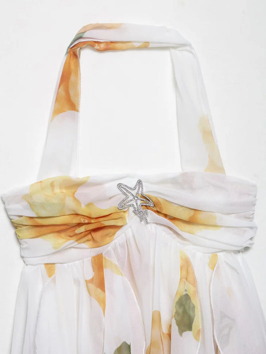 Maison Hourique  | Golden Bloom Dress