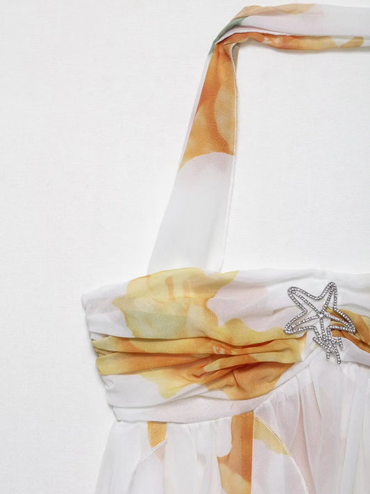 Maison Hourique  | Golden Bloom Dress