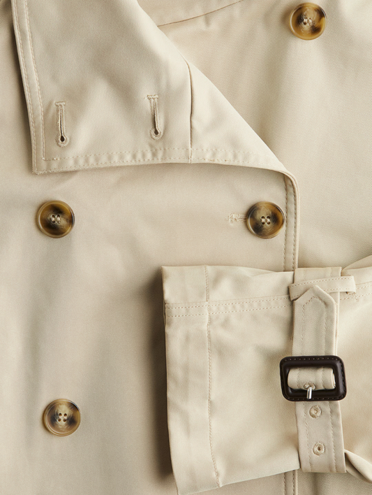 Talia Cropped Trench Coat