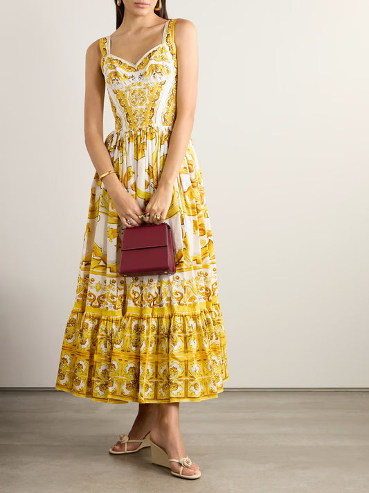 Maison Hourique | Serene Bloom Maxi Dress